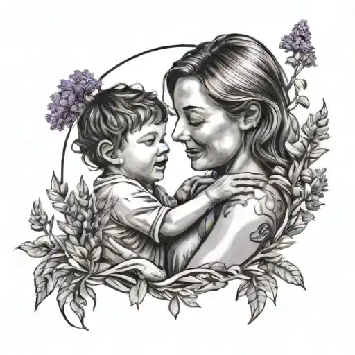 Mother And Son Lavender