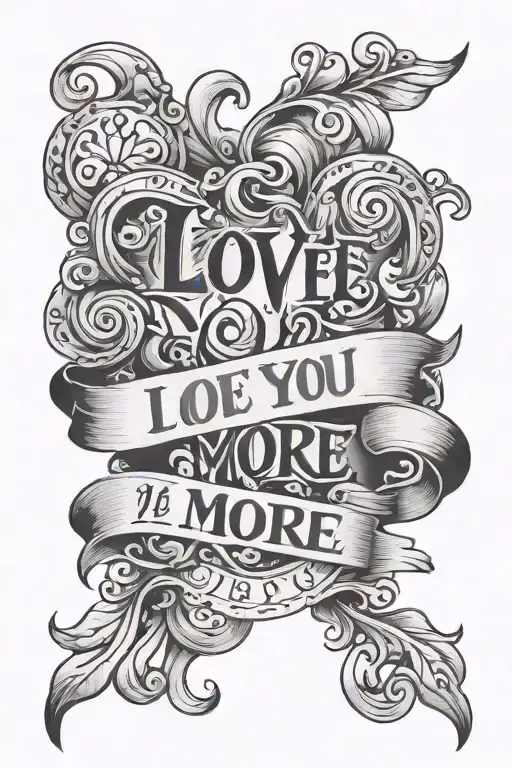 I Love You More' Written In Norwegian