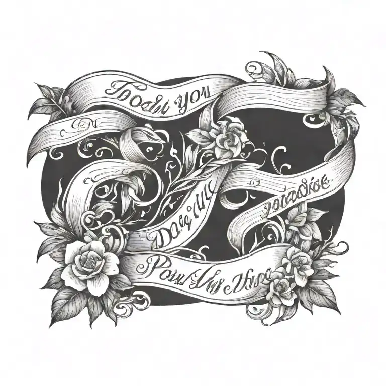 A Phrase 'Today You Will Be With Me In Paradise' In Elegant Script