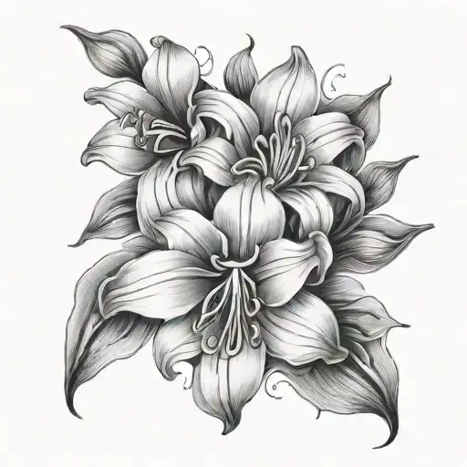 Flowers Lys Flower In The Background