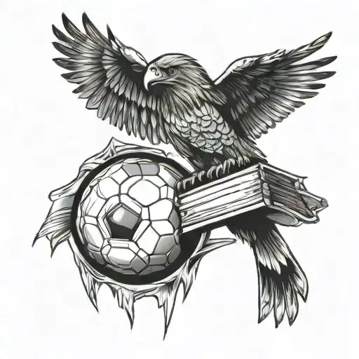 Hawk Carrying The Fifa's Clubs World Cup Trophy