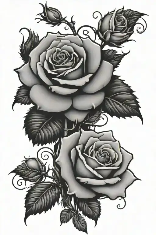 Music Roses Street Sign