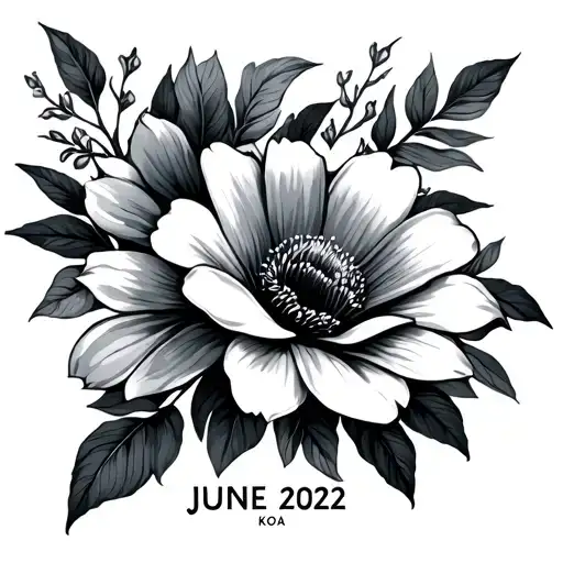 Name Koa With June Birth Flower And The Year 2022