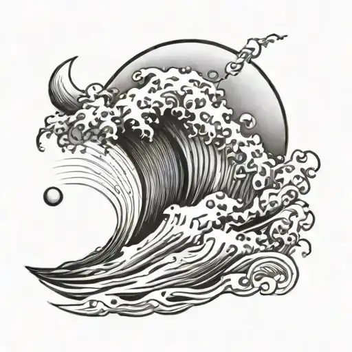 Wave Abd Moon