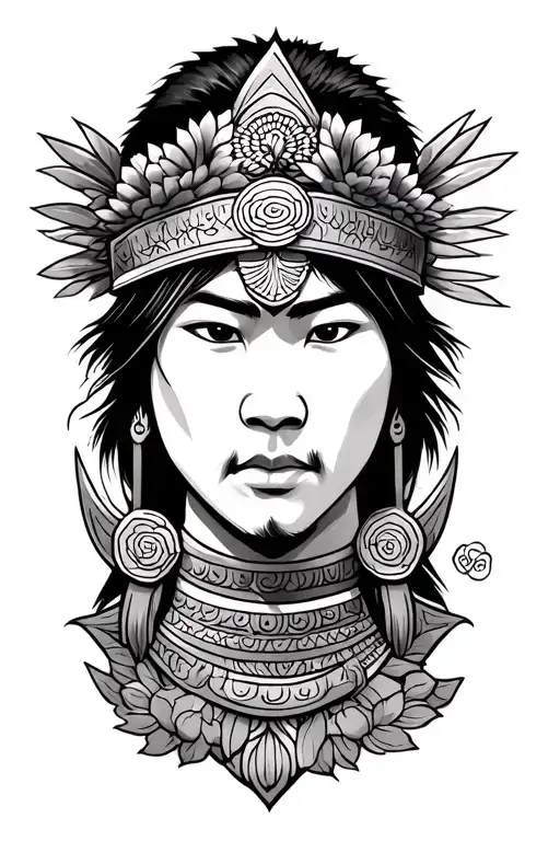 Traditional Filipino Warrior Tattoo Inspired