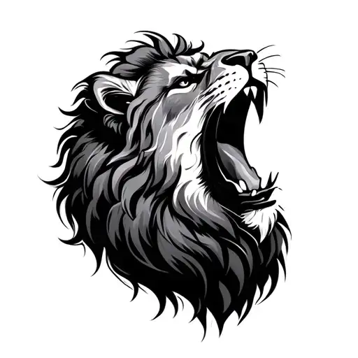 Lion Roaring