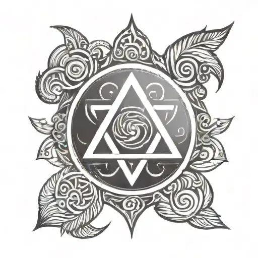 Spirituality Symbols Combined Symbol Consisting