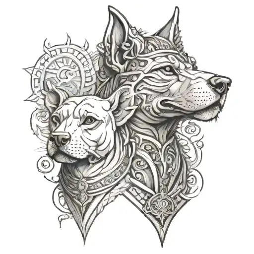 Lord Bhirava With Dog And Make It Unique