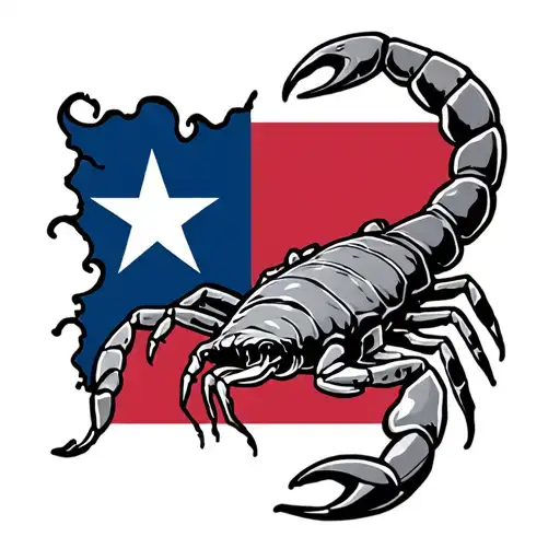 Scorpion Texas Flag Ripping