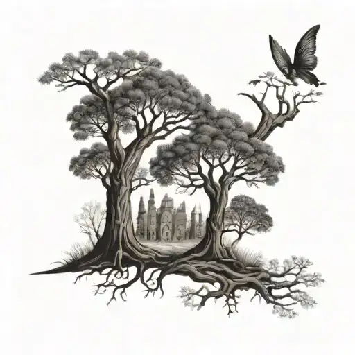 Two Family Tree Burned