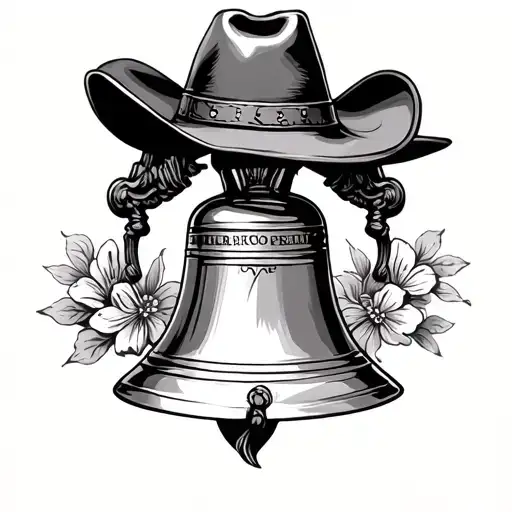 Liberty Bell Cowboy Hat Surrounded
