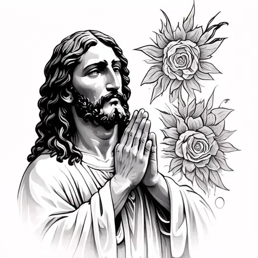 Praying Jesus