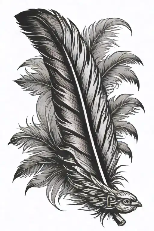 Feather Honda Logo On The Leg