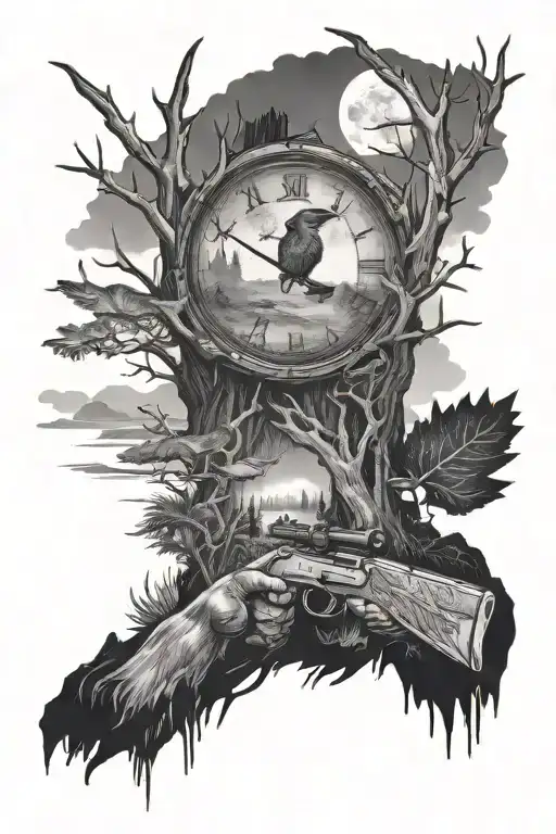 Outdoor Hunting Scene