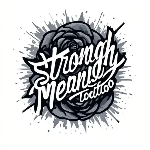 Strong Meaning Text For Strength Inspired