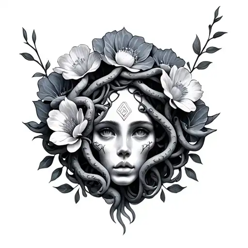 Flowers Cancer Zodiac Sign Medusa