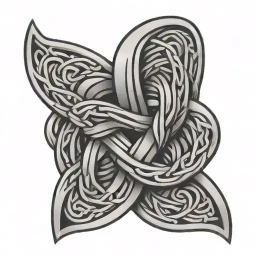 Celtic Love Knot Intertwined
