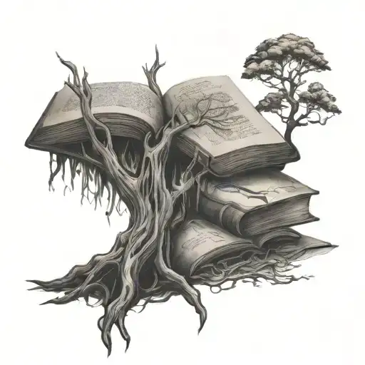 Tree And Book And Death And Dagger