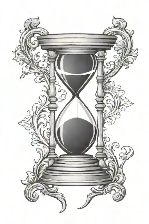 Hourglass With A