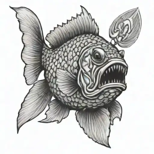 Evil Crappie Fish