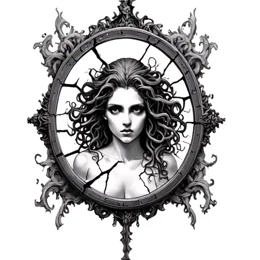 Medusa With A Cracked Mirror