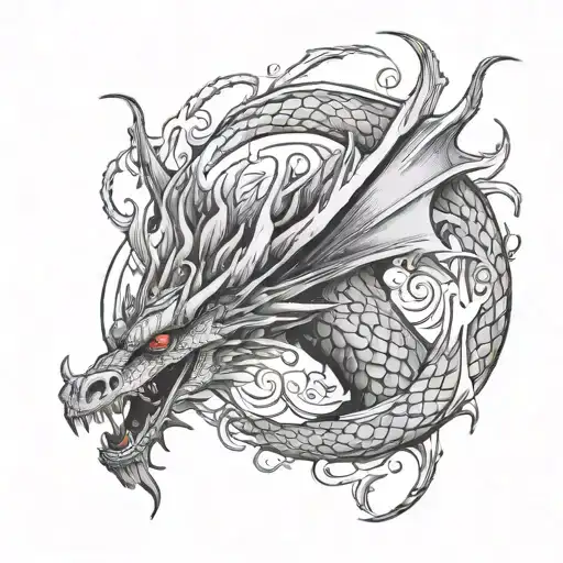 Dragon Breathing Fire