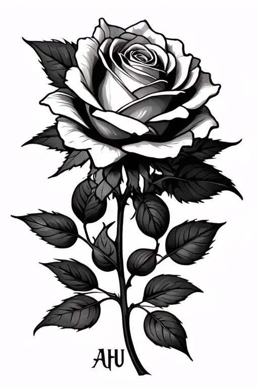 Rose With The Name Ahu As The Stem Rose