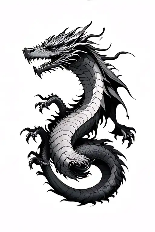 Dragon Wrapped Forearm Sleeve