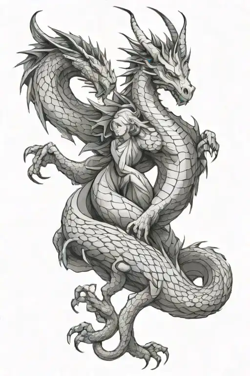 Virgo And Dragon