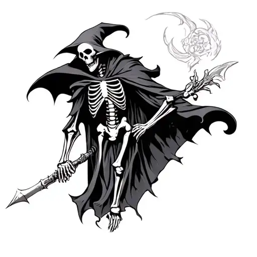 Skeleton Mage Rpg