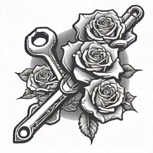 Wrench And Rose