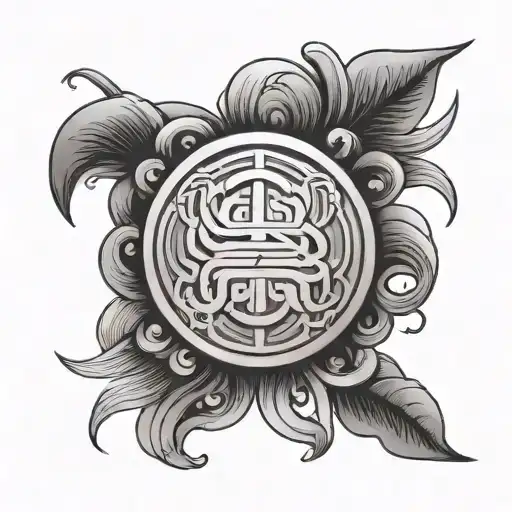 Armband With The Chinese Symbol Of Strength