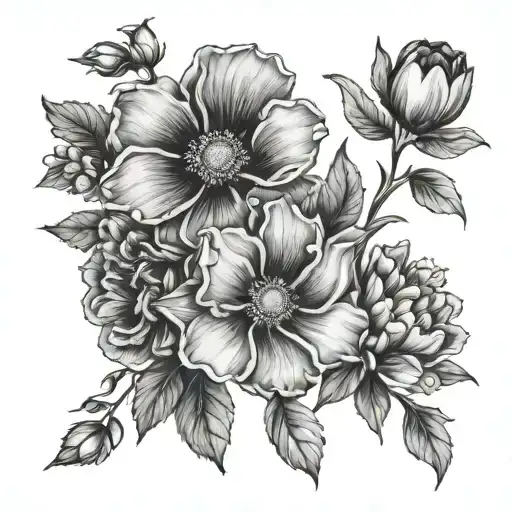 Feburary April And November Birth Flowers