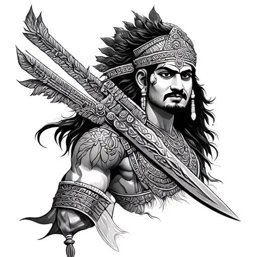 Mahabharat Warrior Karna Forearm