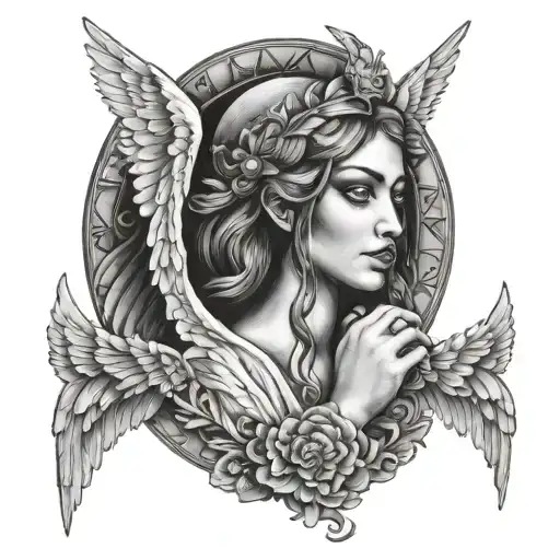 Angel Gabriel And 3 Eyes