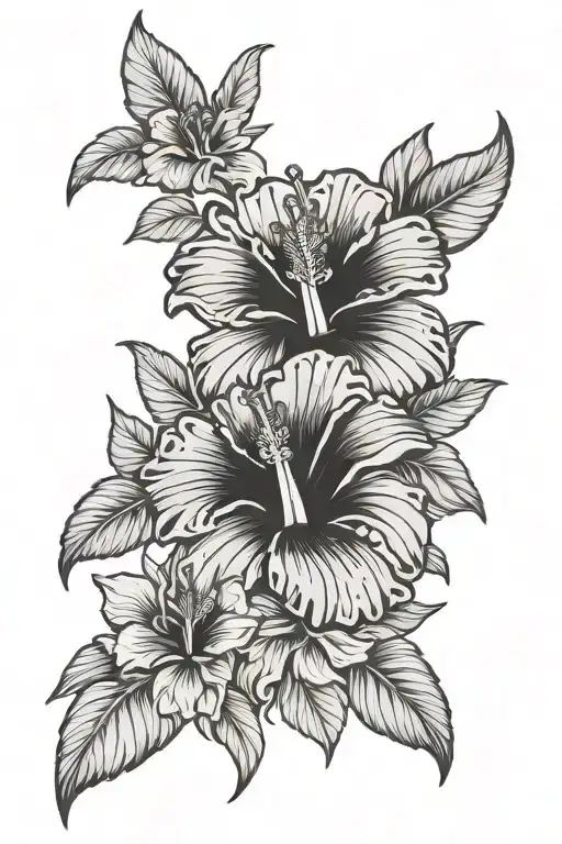 Egyptian Hibiscus Flowers