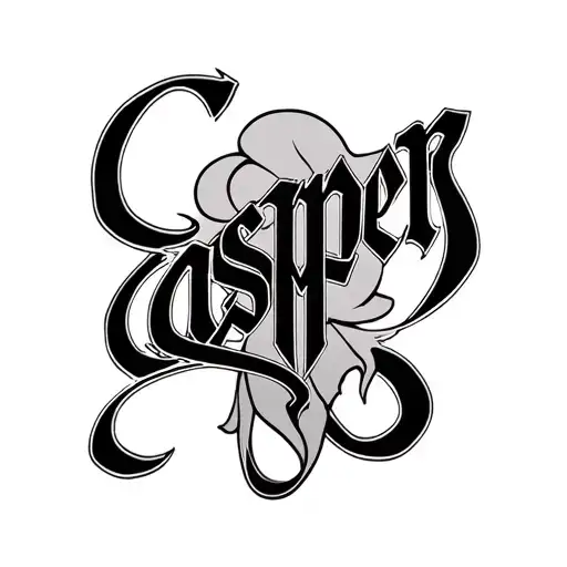 The Name Casper Womens Forearm With Background