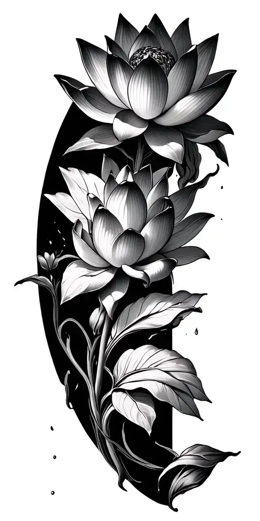 Gemini Zodiac Sign Lotus Flower Ashes To Ashes Symbolizing Rebirth