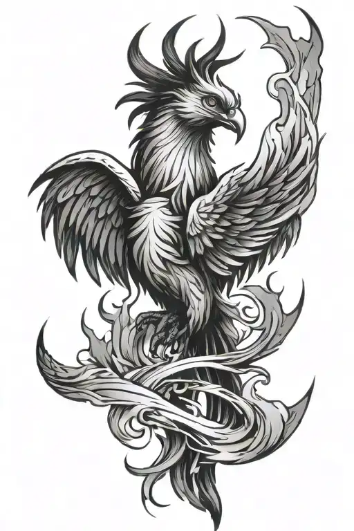Phoenix Rising From The Ashes