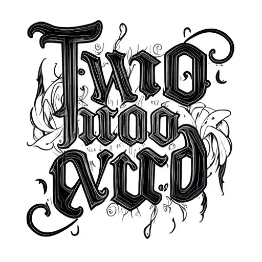 Two Word Ambigram Generator