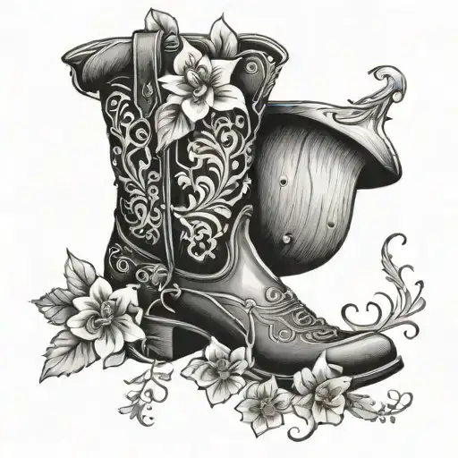 Cowboy Boot Flowers