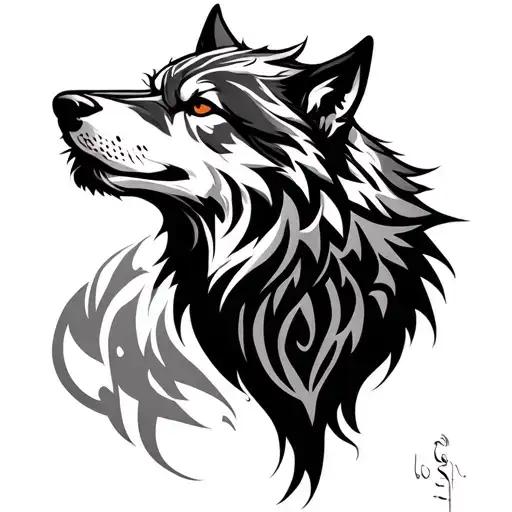 Tribal Wolf