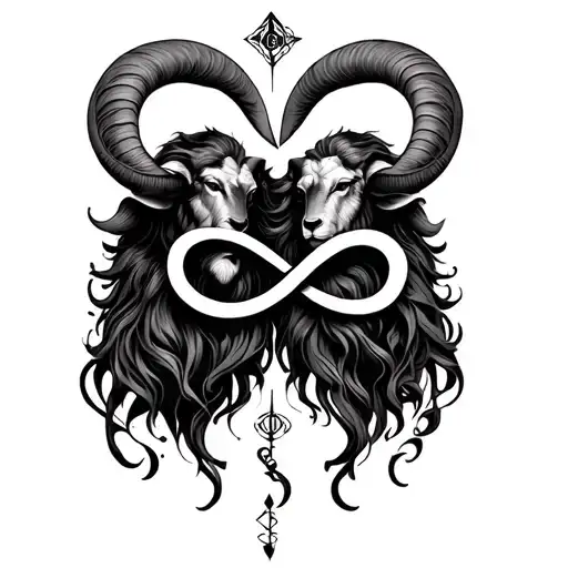 Bradley And Aries Intertwined With Infinity Sign