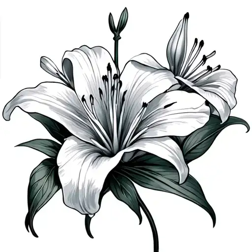 Scout Lily Flower With Flowers