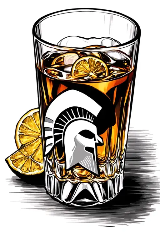 Glass Of Whiskey In A Spartan