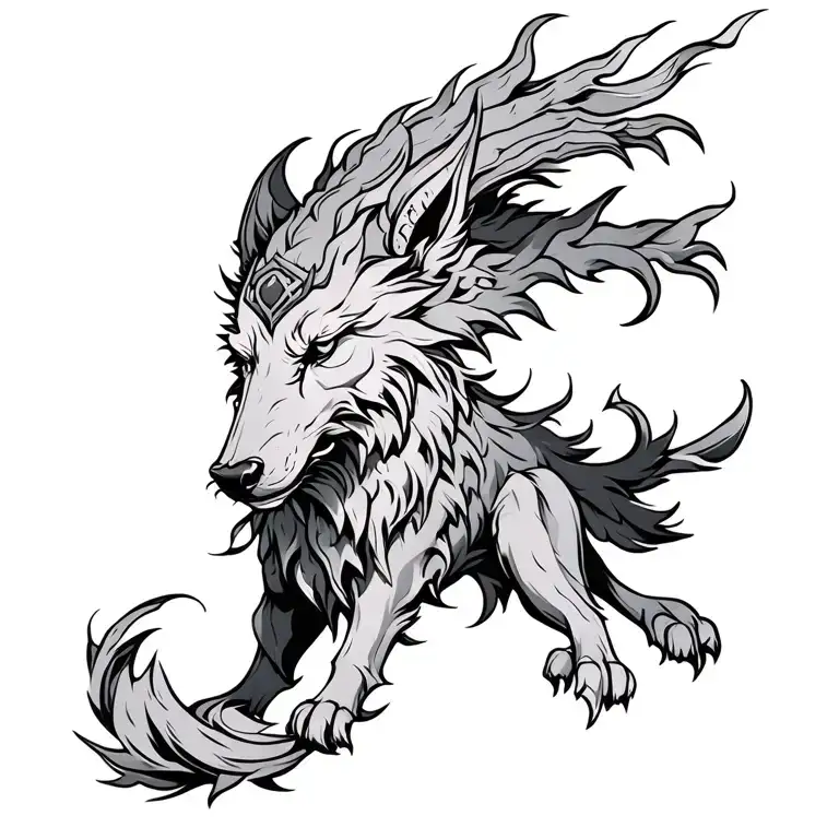 Alchemy Inspired Norse Fenrir