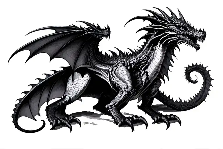 Gothic Thestral Design From Harry Potter