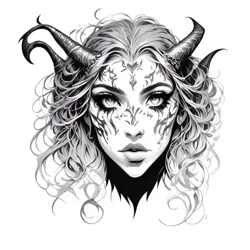 The Face Of The Demon Girl