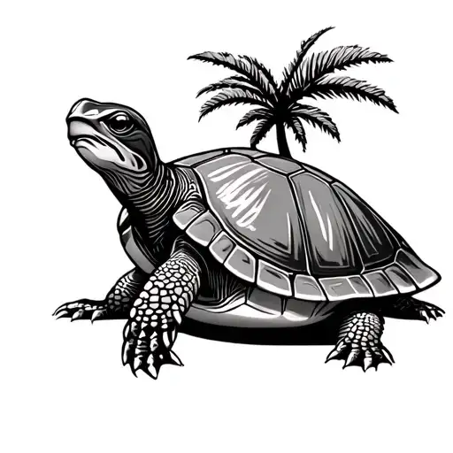 Palm Tree Turtle Tenerife