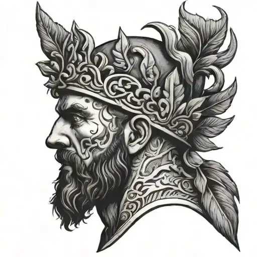 Layman With Laurel Crown